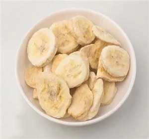 फ्रीज सूखे केले के टुकड़े